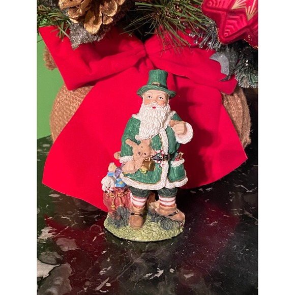 Irish Santa Claus Irish Father Christmas St. Patrick's Day Decor - Picture 1 of 7
